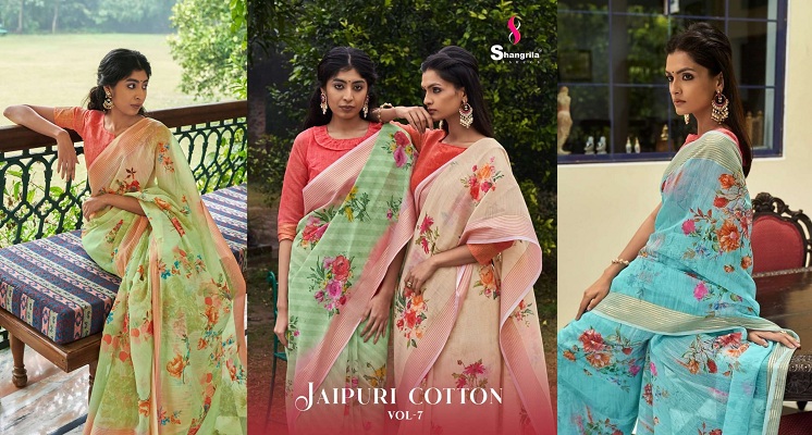 Shangrila Jaipuri Cotton Vol-7 Sarees Sarees